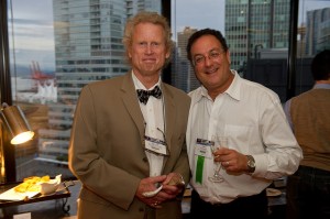 William Rickards with Ron Avi Astor at the 2012 AERA Conference in Vancouver